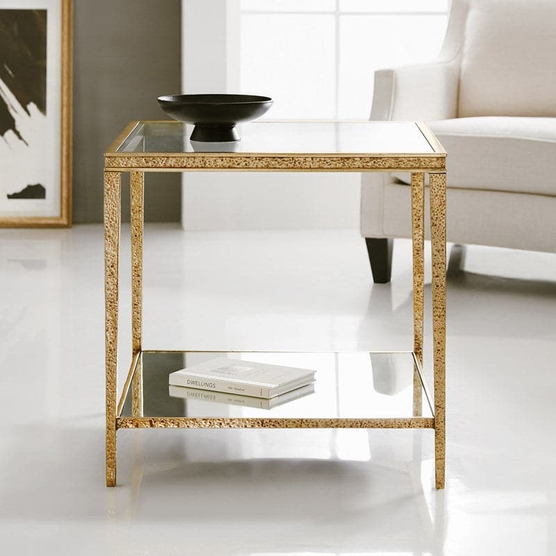 Sculpture Square End Table-Modern History-MODERN-MH1028F03-Side Tables-2-France and Son