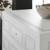 Milan Bedside-White Linen with Grey Accent-Modern History-MODERN-MH1050F04-Nightstands-2-France and Son