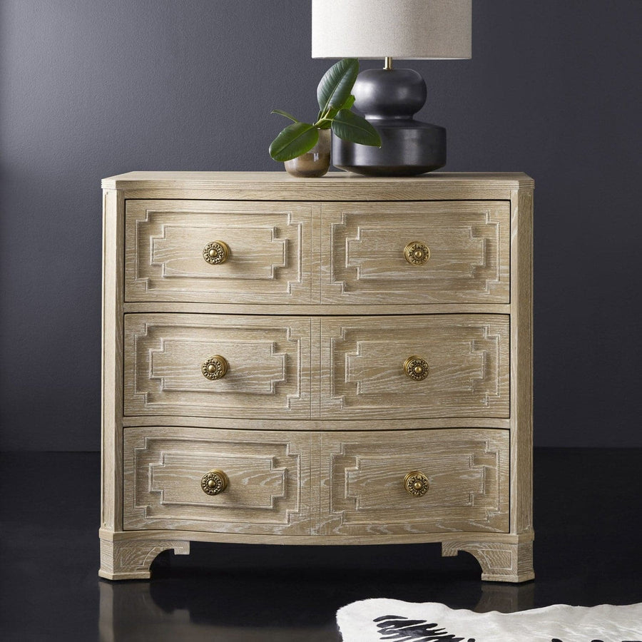 Noelle Bedside Chest-Modern History-MODERN-MH1083F01-Nightstands-1-France and Son
