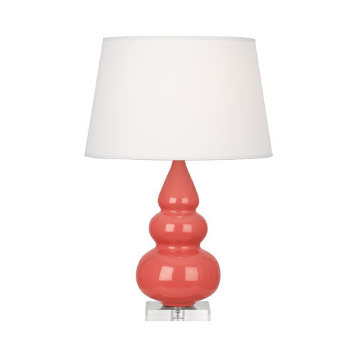 Small Short Gourd Accent Lamp - Lucite Base 24.375"H-Robert Abbey Fine Lighting-ABBEY-ML33X-Table LampsMelon-10-France and Son