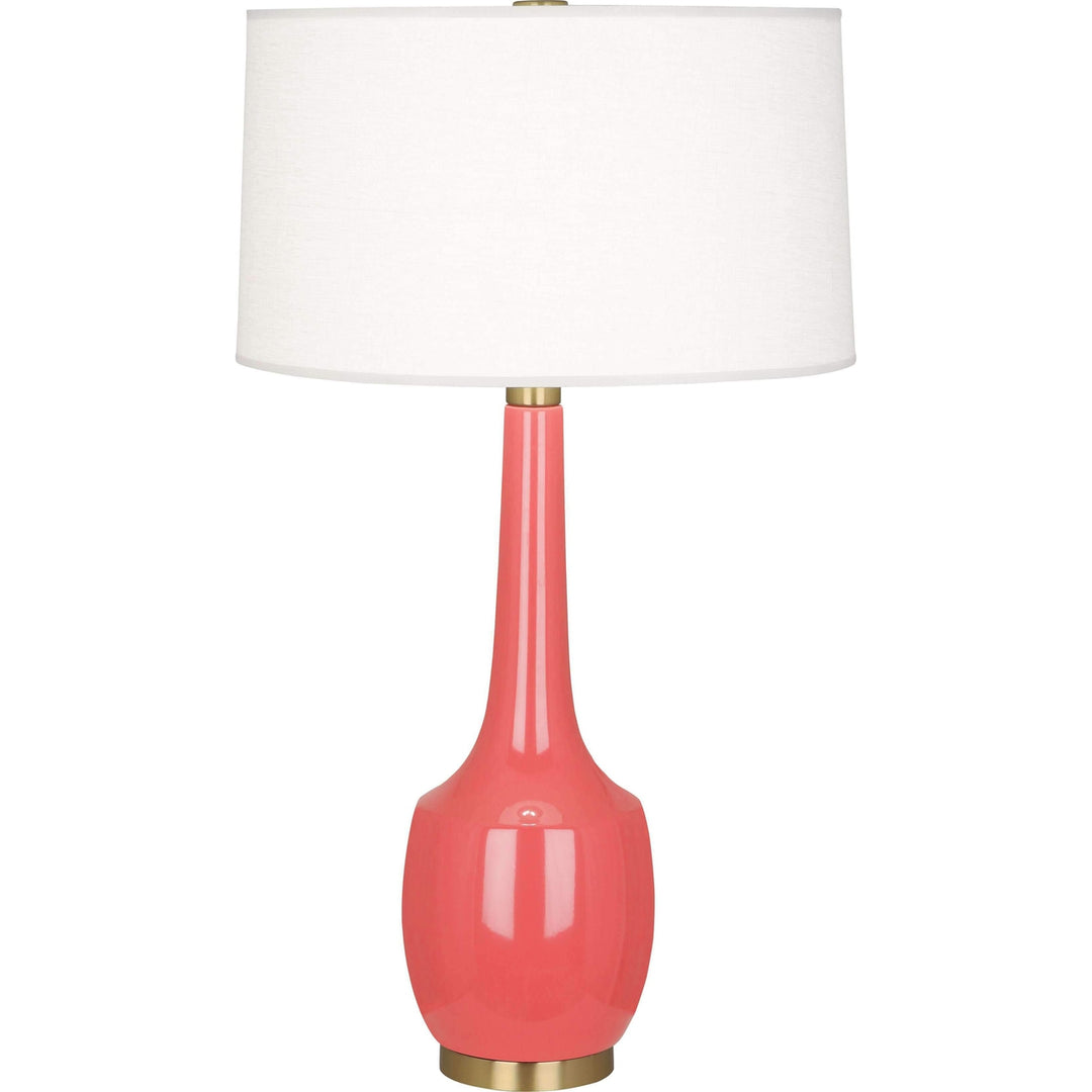 Delilah Table Lamp-Robert Abbey Fine Lighting-ABBEY-ML701-Table LampsMelon-16-France and Son