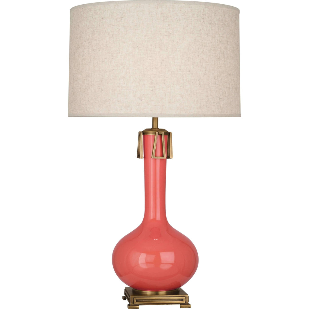 Athena Table Lamp-Robert Abbey Fine Lighting-ABBEY-ML992-Table LampsMelon-16-France and Son
