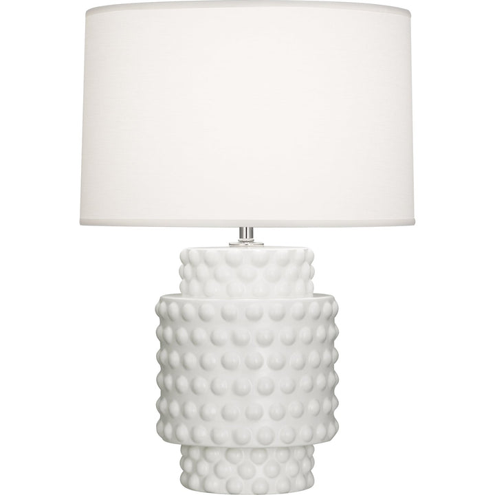 Small Dolly Accent Lamp-Robert Abbey Fine Lighting-ABBEY-MLY09-Table LampsMatte Lily-36-France and Son