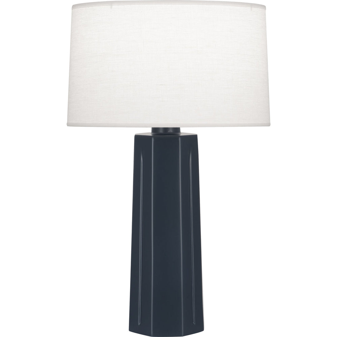 Mason Table Lamp-Robert Abbey Fine Lighting-ABBEY-MMB60-Table LampsMatte Midnight Blue-29-France and Son