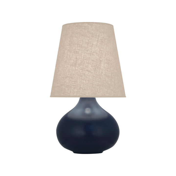 June Accent Lamp-Robert Abbey Fine Lighting-ABBEY-MMB91-Table LampsMatte Midnight Blue-Buff-114-France and Son