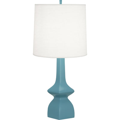 Jasmine Table Lamp-Robert Abbey Fine Lighting-ABBEY-MOB10-Table LampsMatte Steel Blue-33-France and Son