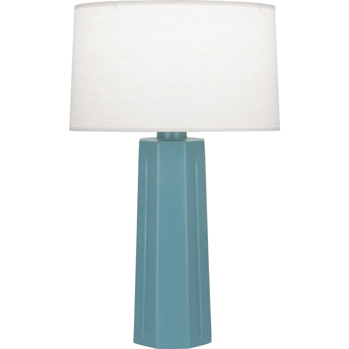 Mason Table Lamp-Robert Abbey Fine Lighting-ABBEY-MOB60-Table LampsMatte Steel Blue-30-France and Son