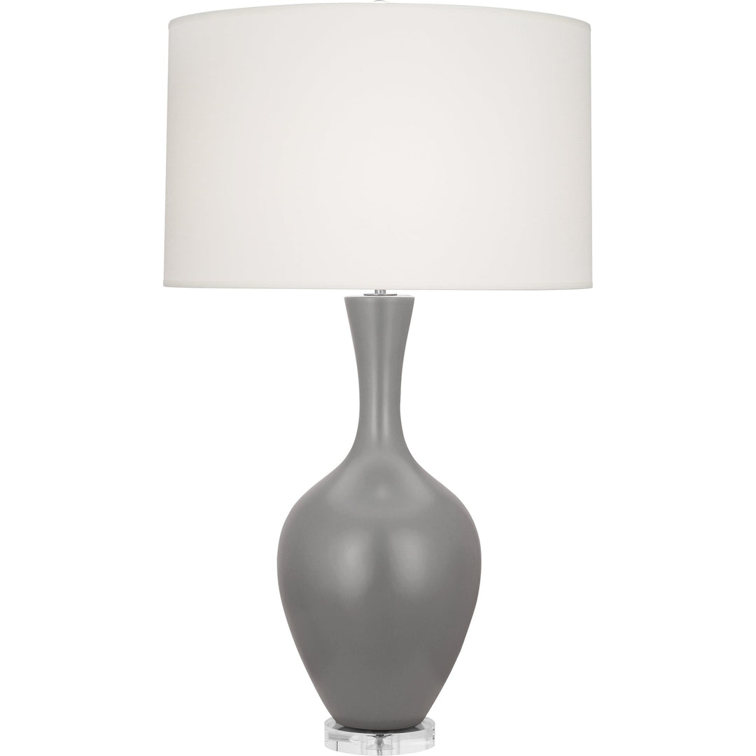 Audrey Table Lamp-Robert Abbey Fine Lighting-ABBEY-MST80-Table LampsMatte Smoky Taupe-33-France and Son