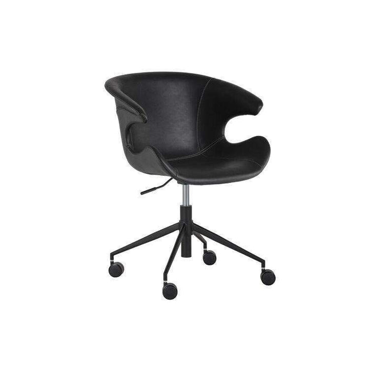 Kash Office Chair-Sunpan-SUNPAN-103839-Task ChairsBlack-3-France and Son