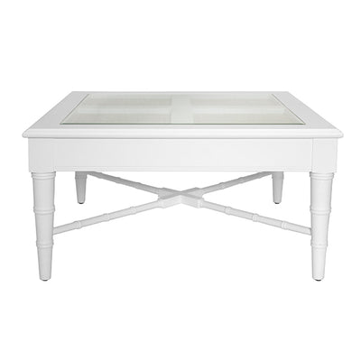 Noreen Coffee Table-Worlds Away-WORLD-NOREEN WH-Coffee TablesWhite-2-France and Son