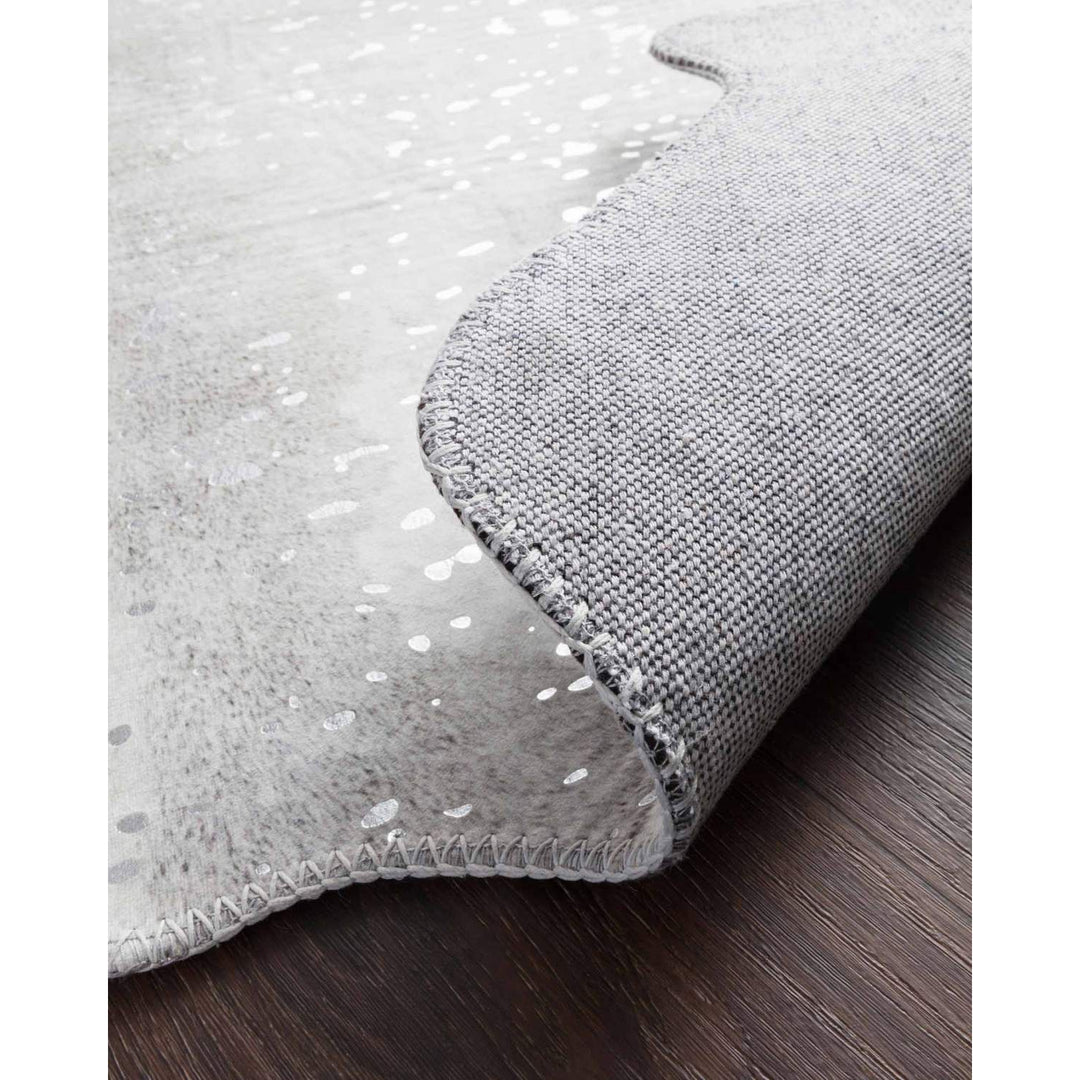 Odessa ODE-02 Silver / Grey Area Rug-Loloi-LOLOI-ODESODE-02SIGY3A50-Rugs3'-10" x 5'-5-France and Son