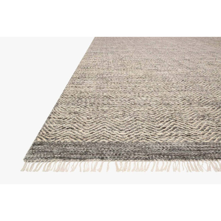 Omen OME-01 Grey Area Rug-Loloi-LOLOI-OMENOME-01GY003656-Rugs3'-6" x 5'-6"-4-France and Son