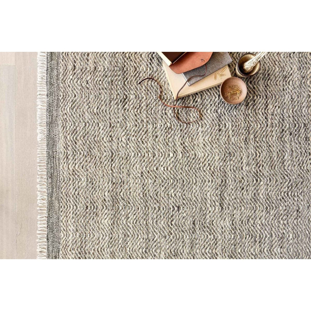 Omen OME-01 Grey Area Rug-Loloi-LOLOI-OMENOME-01GY003656-Rugs3'-6" x 5'-6"-3-France and Son