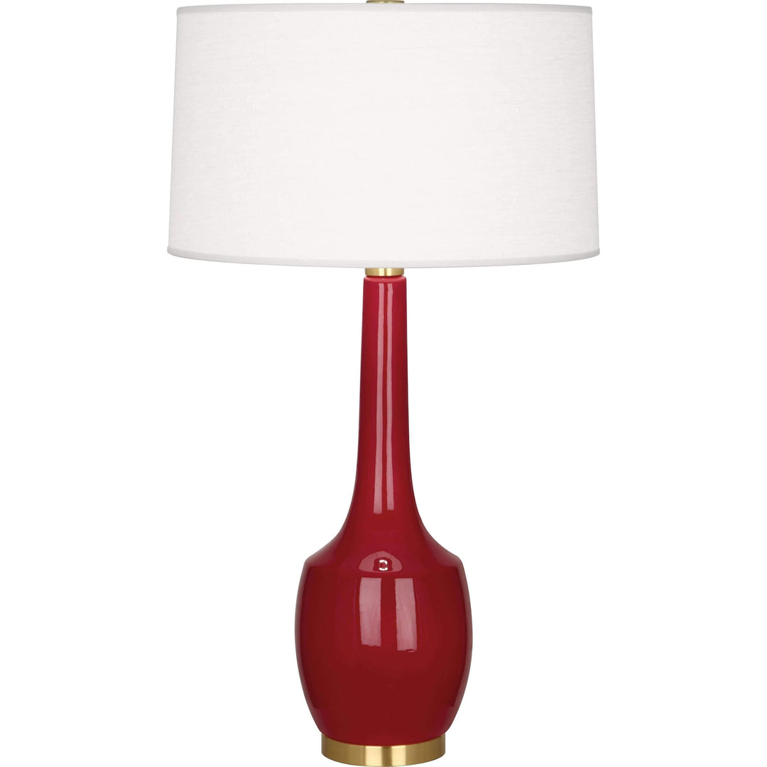 Delilah Table Lamp-Robert Abbey Fine Lighting-ABBEY-OX701-Table LampsOxblood-18-France and Son