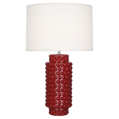 Dolly Table Lamp - Large-Robert Abbey Fine Lighting-ABBEY-OX800-Table LampsOxblood-8-France and Son