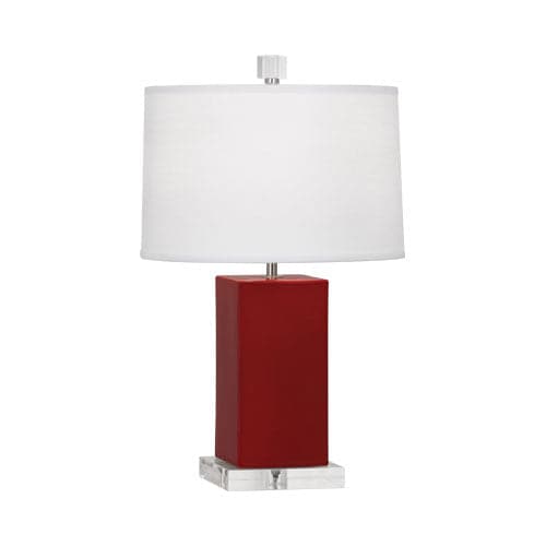Harvey Accent Lamp 4"-Robert Abbey Fine Lighting-ABBEY-OX990-Table LampsOxblood-10-France and Son