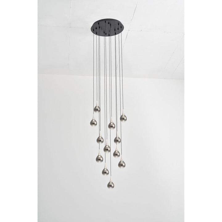 Pao Pao 12 Light Pendant-Seed Design-SEED-SLD-1013P12-CRM-PendantsWithout ring-Chrome-1-France and Son