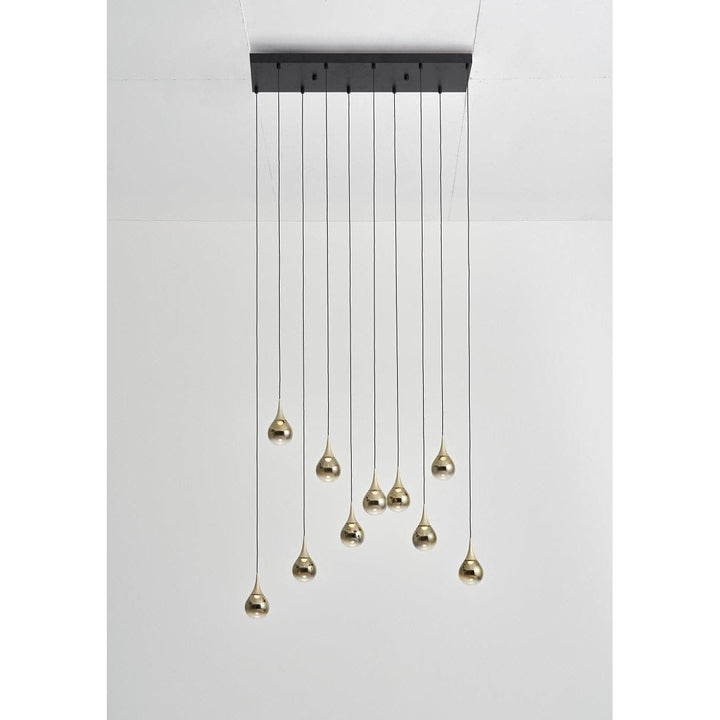 Pao Pao 10 Light Pendant-Seed Design-SEED-SLD-1013PZ10-GLD-PendantsChampagne Gold-5-France and Son