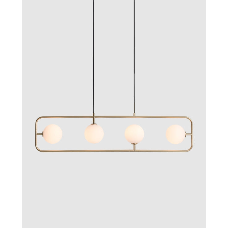 Sircle 4 Lights Pendant-Seed Design-SEED-SG-140PH4-GLD-PendantsChampagne Gold-1-France and Son