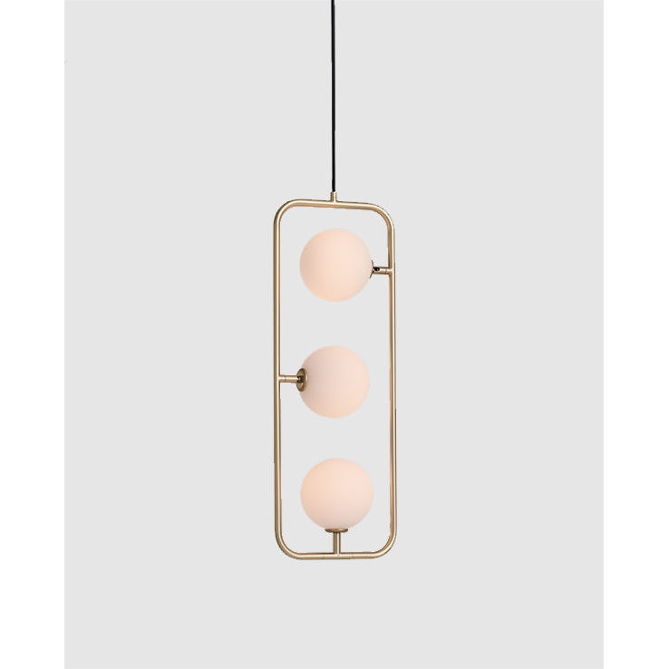 Sircle 3 Lights Pendant-Seed Design-SEED-SG-140PV3-GLD-PendantsChampagne Gold-1-France and Son