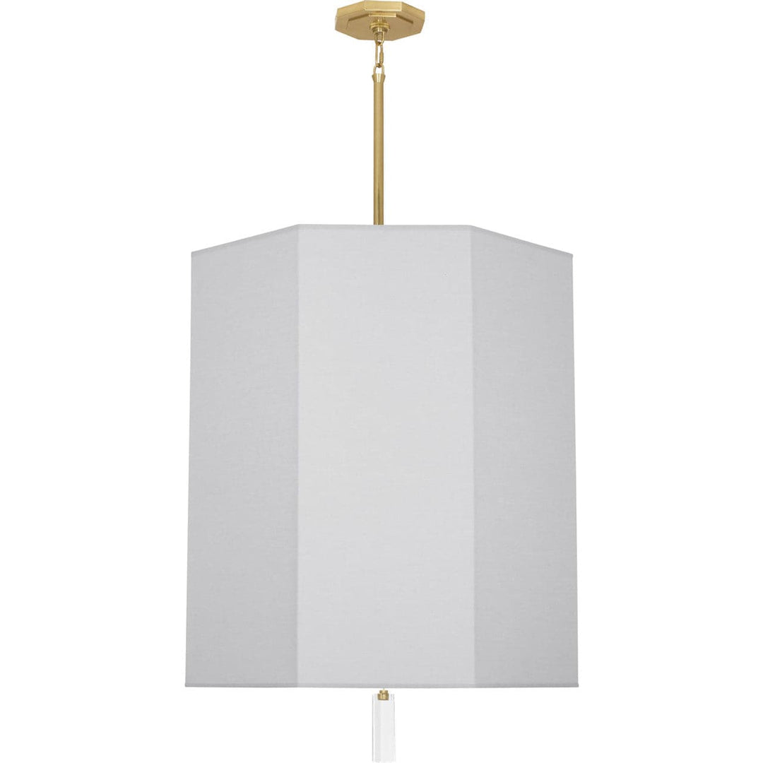 Kate Pendant-Robert Abbey Fine Lighting-ABBEY-PG202-PendantsModern Brass / Pearl Gray-3-France and Son