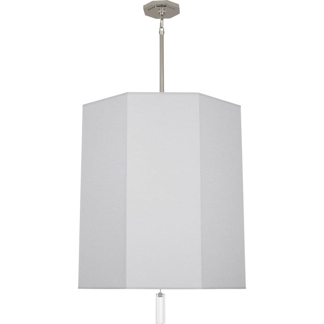 Kate Pendant-Robert Abbey Fine Lighting-ABBEY-PG203-PendantsPolished Nickel / Pearl Gray-4-France and Son