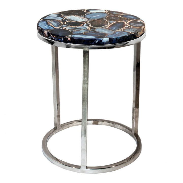 Shimmer Agate Accent Table-Moes-MOE-PJ-1003-30-Side Tables-2-France and Son