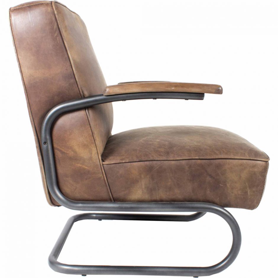 Perth Club Chair Light Brown-Moes-MOE-PK-1022-03-Lounge Chairs-4-France and Son