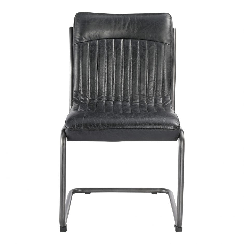 Ansel Dining Chair Black-Moes-MOE-PK-1043-02-Dining Chairs-2-France and Son