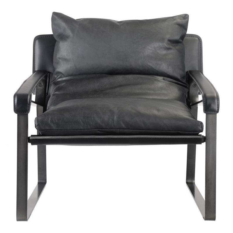 Connor Club Chair Black-Moes-MOE-PK-1044-02-Lounge Chairs-2-France and Son