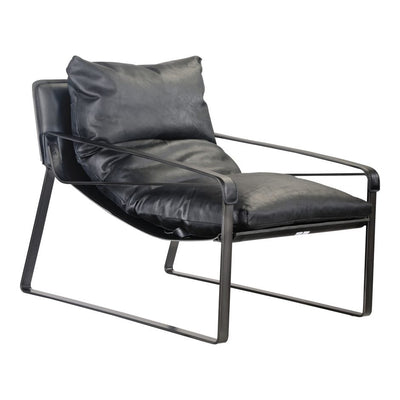 Connor Club Chair Black-Moes-MOE-PK-1044-02-Lounge Chairs-1-France and Son