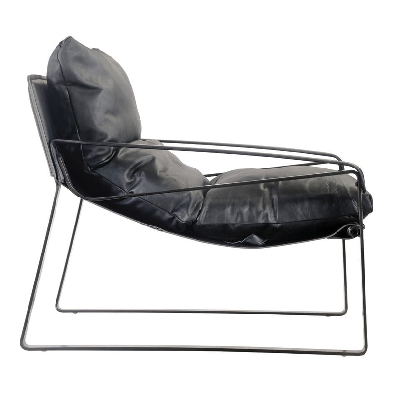 Connor Club Chair Black-Moes-MOE-PK-1044-02-Lounge Chairs-3-France and Son
