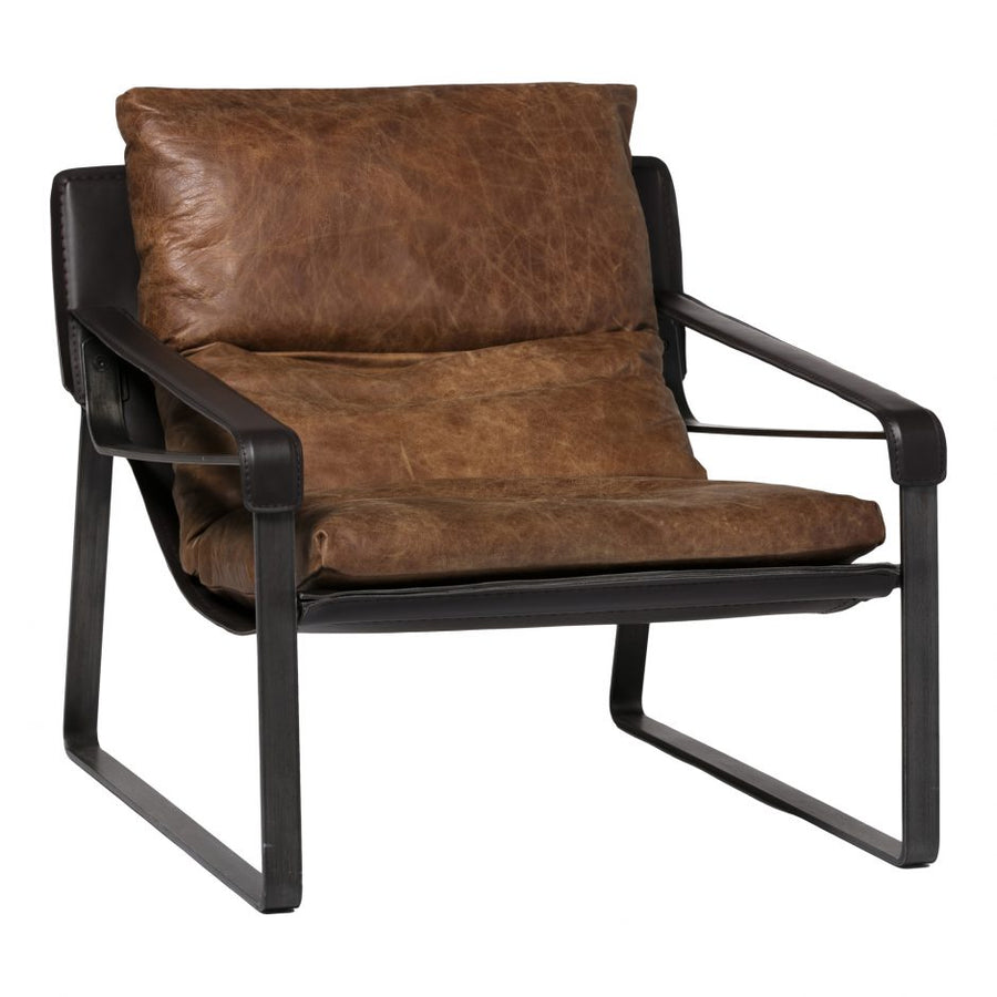 Connor Club Chair - Brown-Moes-MOE-PK-1044-14-Lounge Chairs-1-France and Son