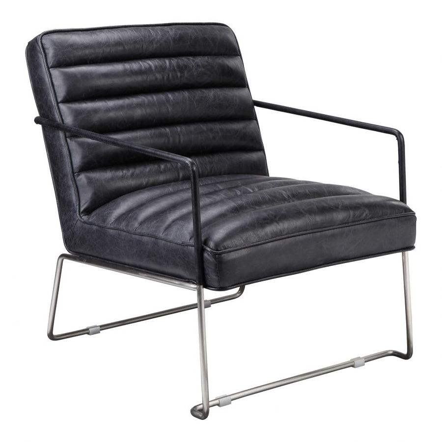 Desmond Club Chair - Black-Moes-MOE-PK-1045-02-Lounge Chairs-1-France and Son