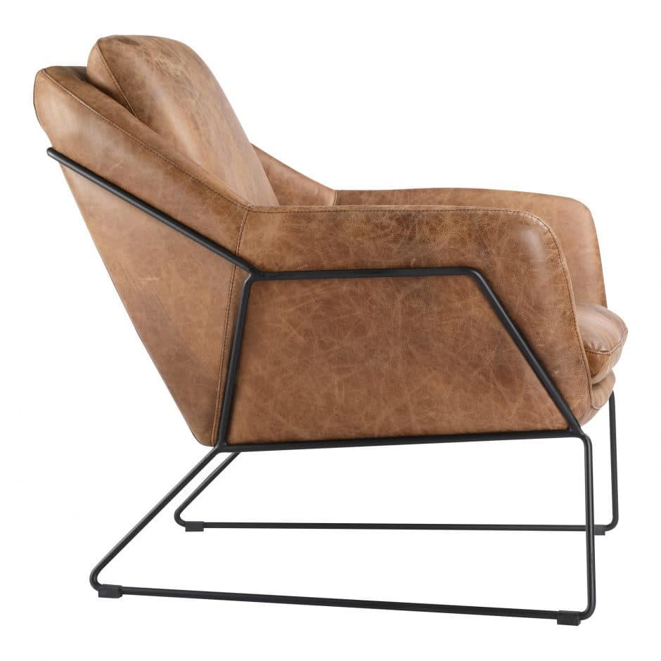 Greer Club Chair Cappuccino-Moes-MOE-PK-1056-14-Lounge Chairs-3-France and Son