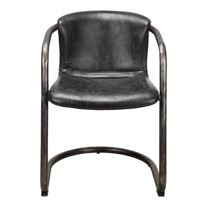 Freeman Dining Chair Antique Black-Moes-MOE-PK-1059-02-Dining Chairs-7-France and Son
