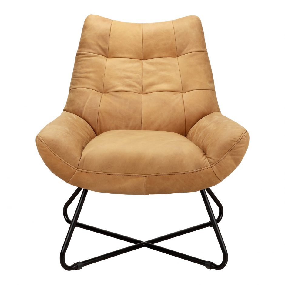 Graduate Lounge Chair Tan-Moes-MOE-PK-1063-40-Lounge Chairs-5-France and Son