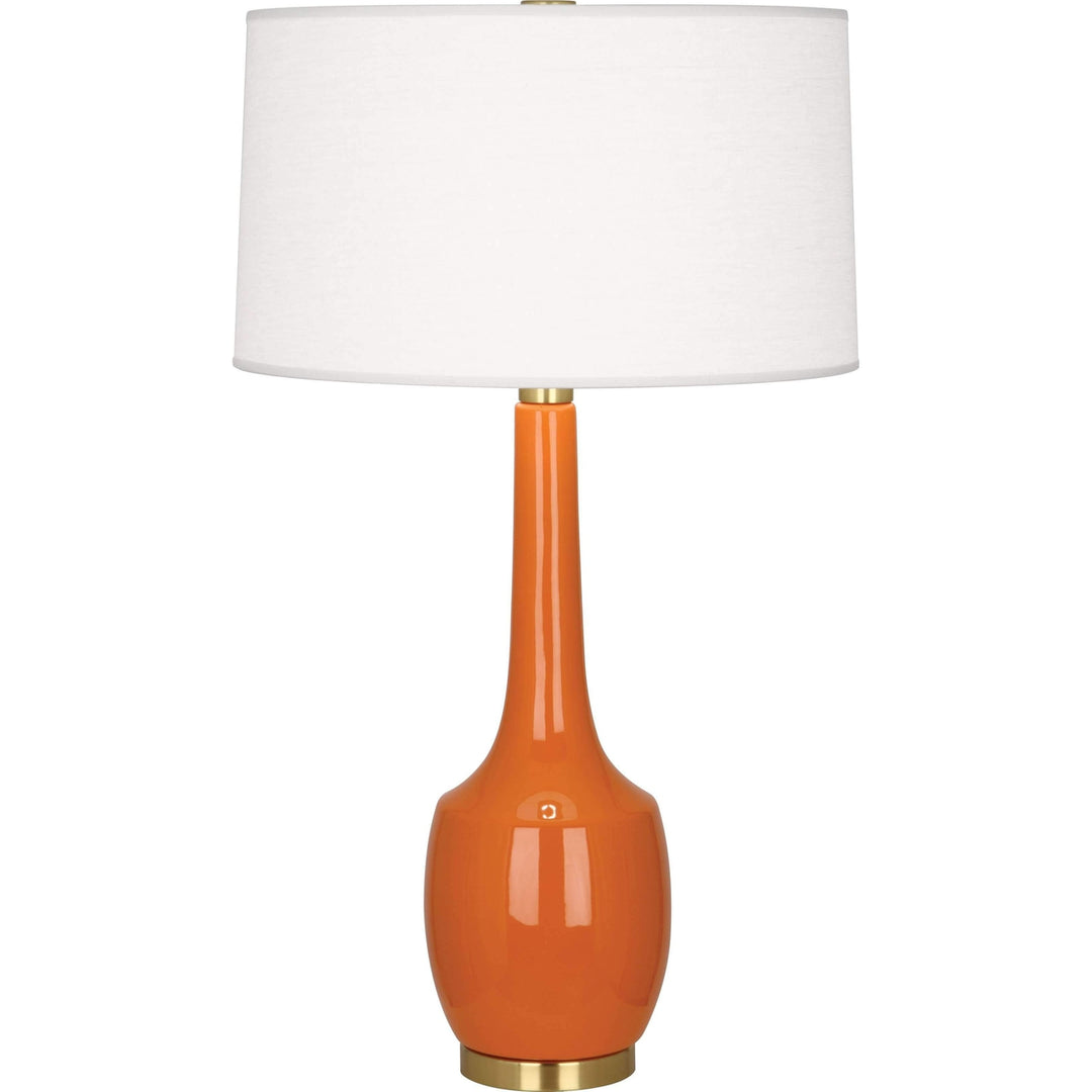 Delilah Table Lamp-Robert Abbey Fine Lighting-ABBEY-PM701-Table LampsPumpkin-21-France and Son