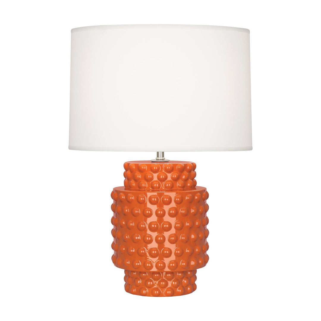 Small Dolly Accent Lamp-Robert Abbey Fine Lighting-ABBEY-PM801-Table LampsPumpkin-40-France and Son