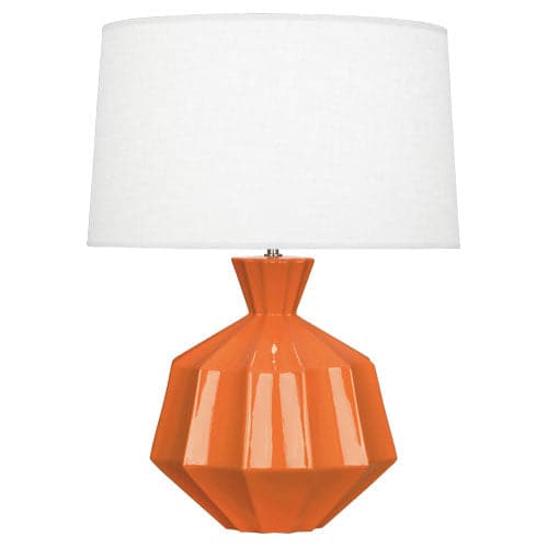 Orion Table Lamp-Robert Abbey Fine Lighting-ABBEY-PM999-Table LampsPumpkin Glazed Ceramic-24-France and Son