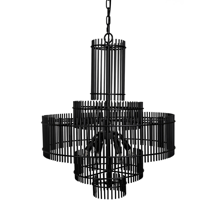 Ghost Chandelier-Noir-NOIR-PZ022MTB-Chandeliers-1-France and Son