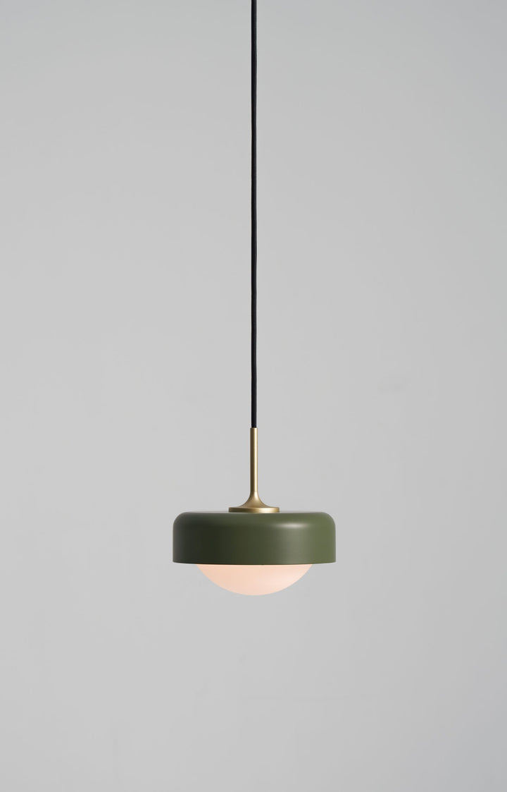 Pensee LED Pendant-Seed Design-SG-7992P-GN-PendantsOlive Green/ Gold-3-France and Son