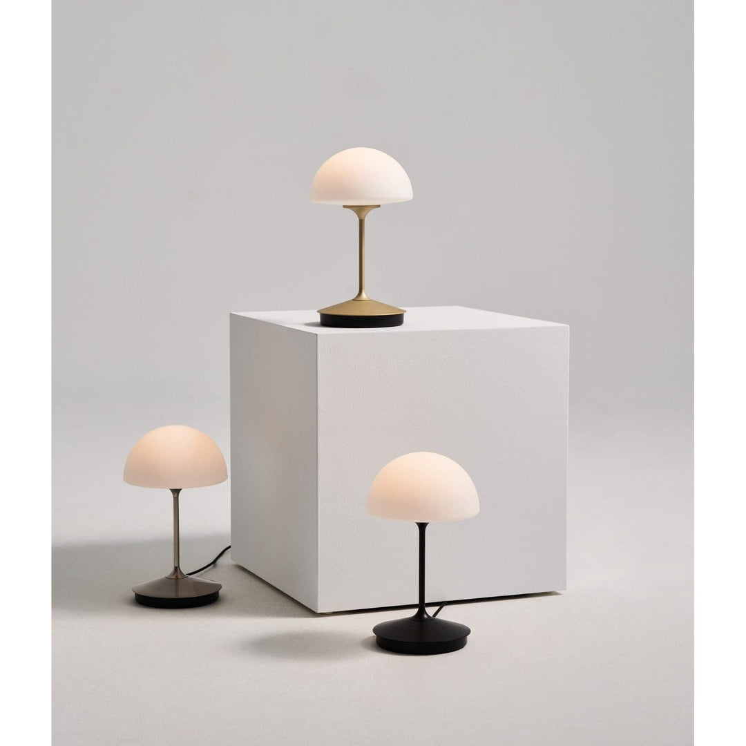 Pensee LED Table Lamp-Seed Design-SEED-SLD-7992DJ-BK-Table LampsMatt Opal glass/ Matt Black-4-France and Son