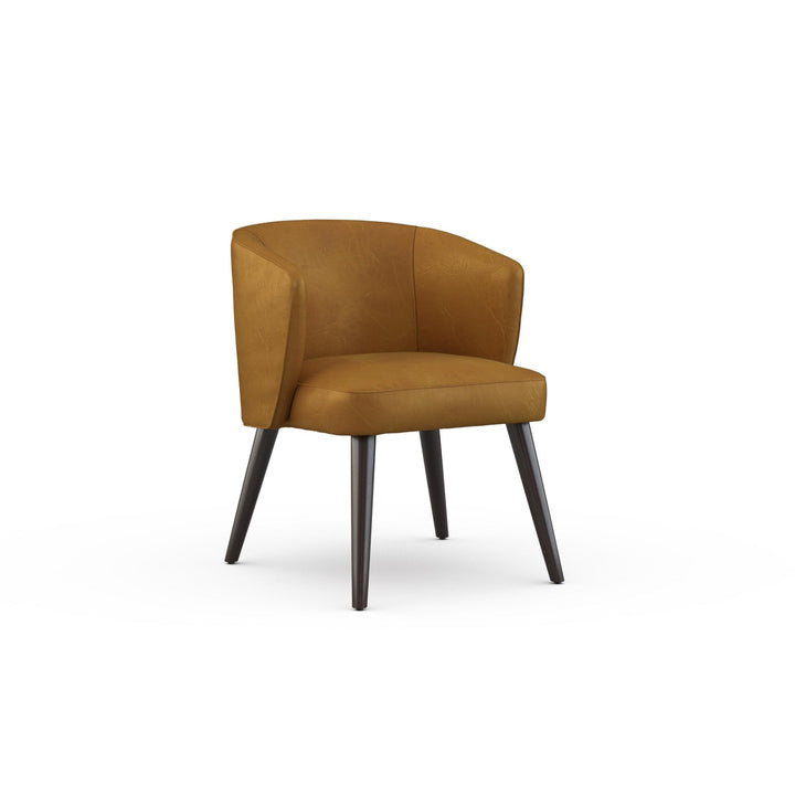 Ariana Dining Arm Chair-Precedent-Precedent-L3377-D2-Dining ChairsLeather - Reynold Caramel-1-France and Son