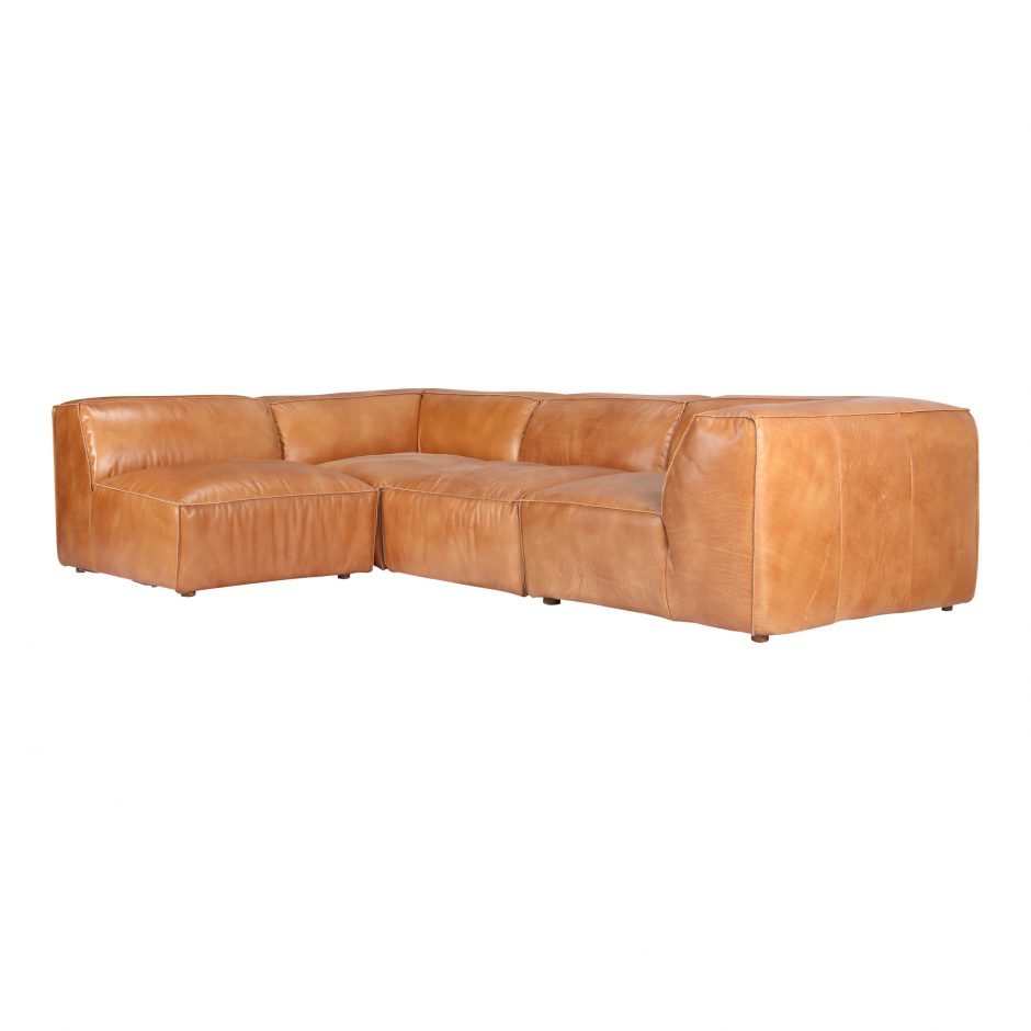 Luxe Signature Modular Sectional Tan-Moes-MOE-QN-1022-40-Sofas-1-France and Son