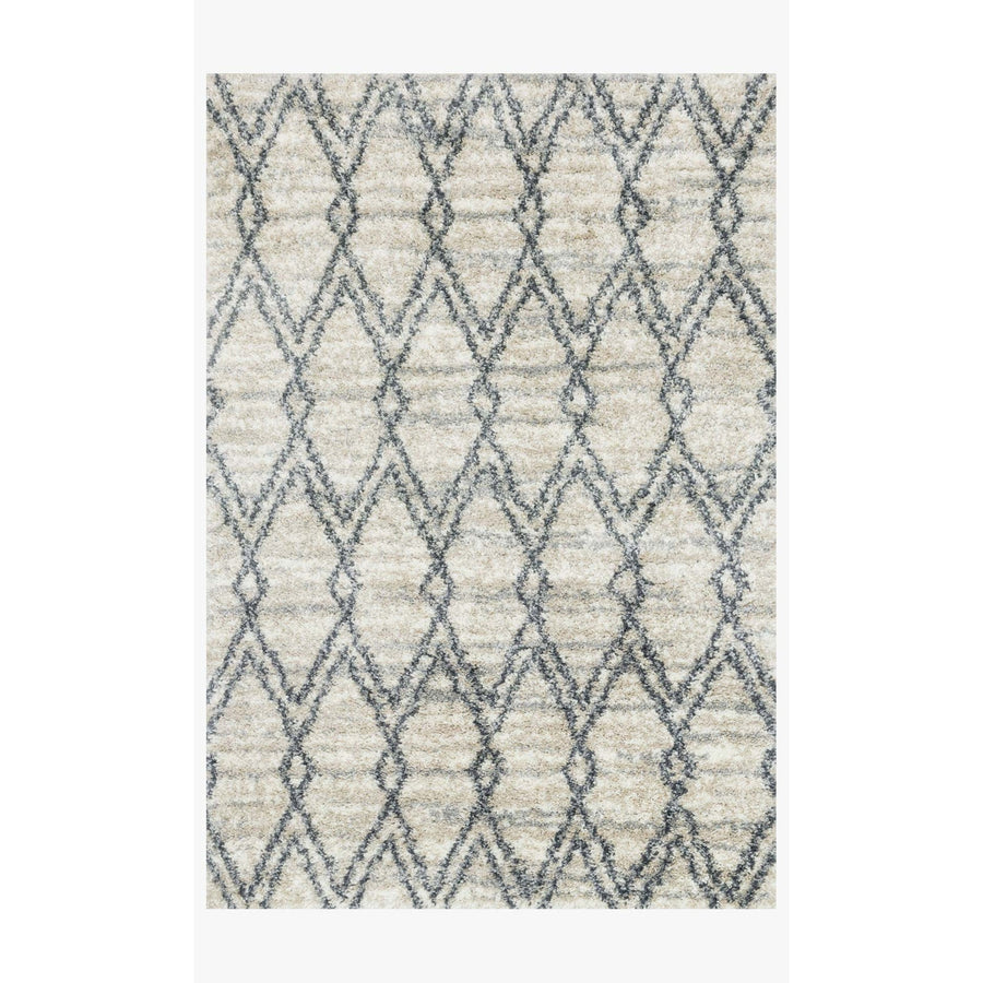 Quincy QC-04 Sand / Graphite Area Rug-Loloi-LOLOI-QNCYQC-04SAGT2340-Rugs2'-3" x 4'-0"-1-France and Son