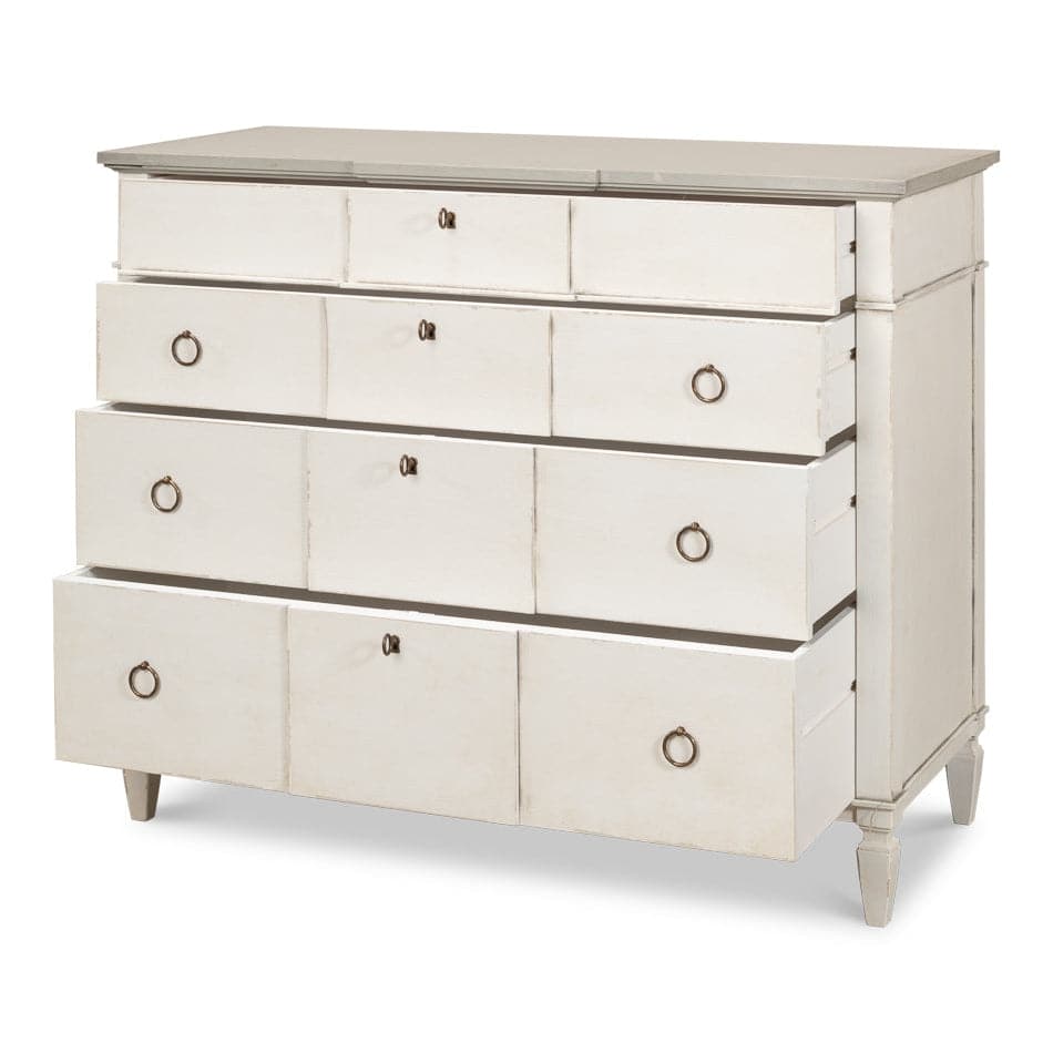 Azzalene Dresser-SARREID-SARREID-R054-14T15-DressersStucco White Base-2-France and Son