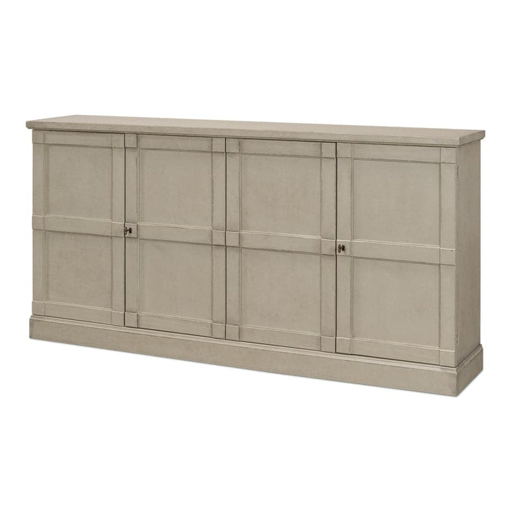 Lionisio Buffet 75"-SARREID-SARREID-R077-04W-1-Bookcases & CabinetsWashed Gray Finish-3-France and Son