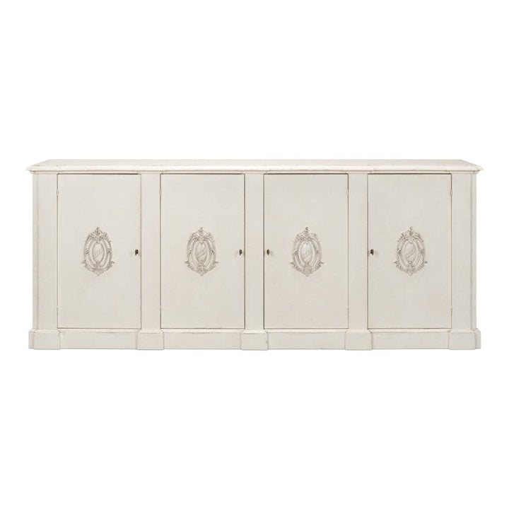 Crested Wall Cabinet-SARREID-SARREID-R110-37-Sideboards & Credenzas-1-France and Son