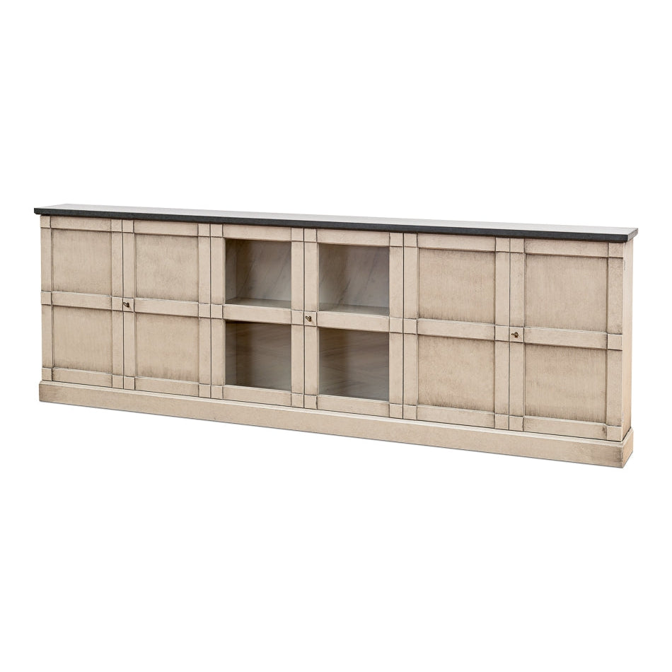 Six Door Console-SARREID-SARREID-R239-04T01-Bookcases & Cabinets-3-France and Son